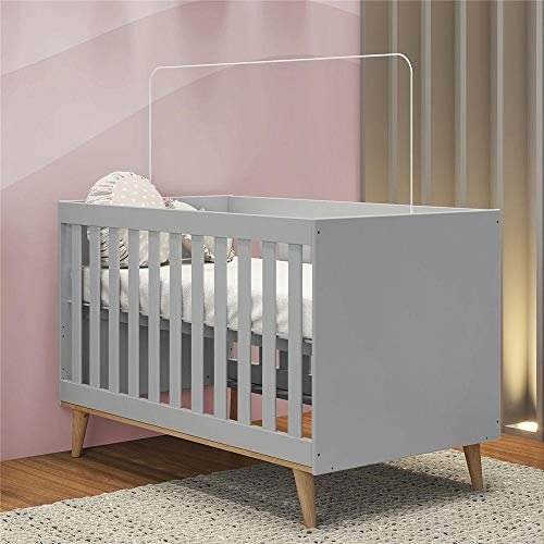 Berço Americano Mini Cama 2 em 1 Ludi Retrô – Grão de Gente