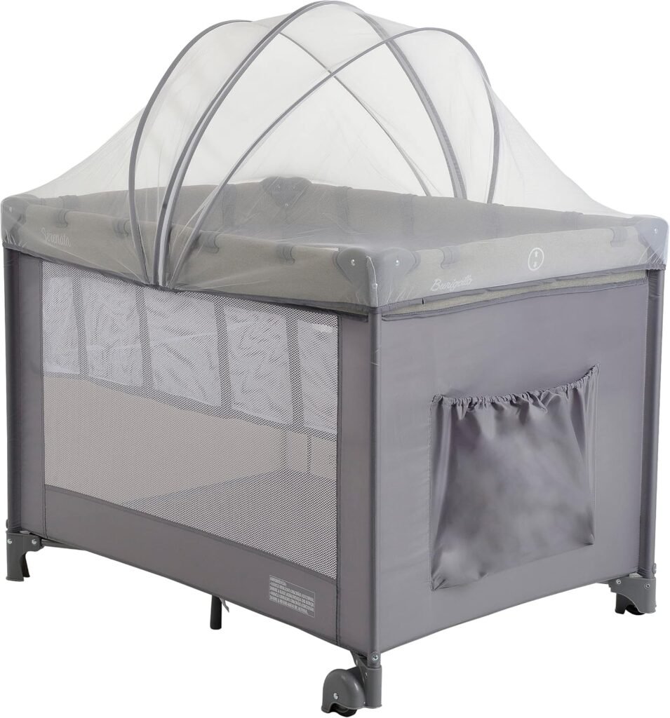 Berço Burigotto Serenata cinza