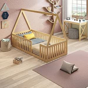 Cama Casinha Giulia com Grade