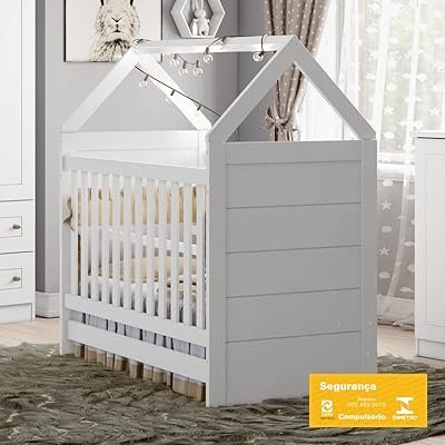 Berço Montessoriano Casinha Henn Branco